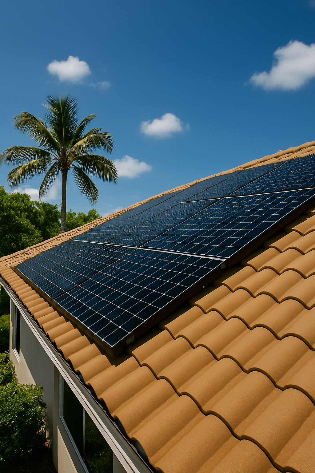 Solar panel installation